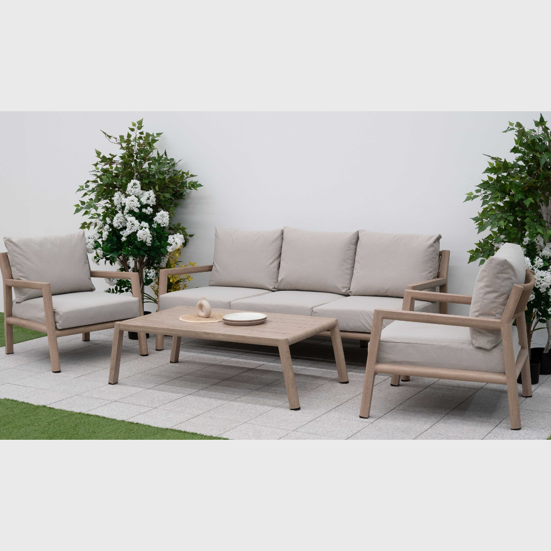 Nova - Eleanor 3 Seater Sofa Lounging Set with Rectangular Coffee Table