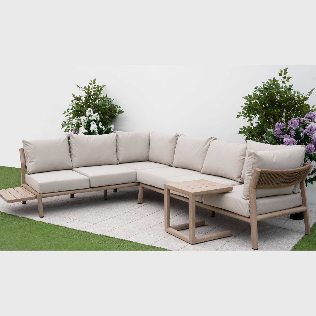 Nova - Eleanor Left Hand Platform Corner Sofa Lounging Set