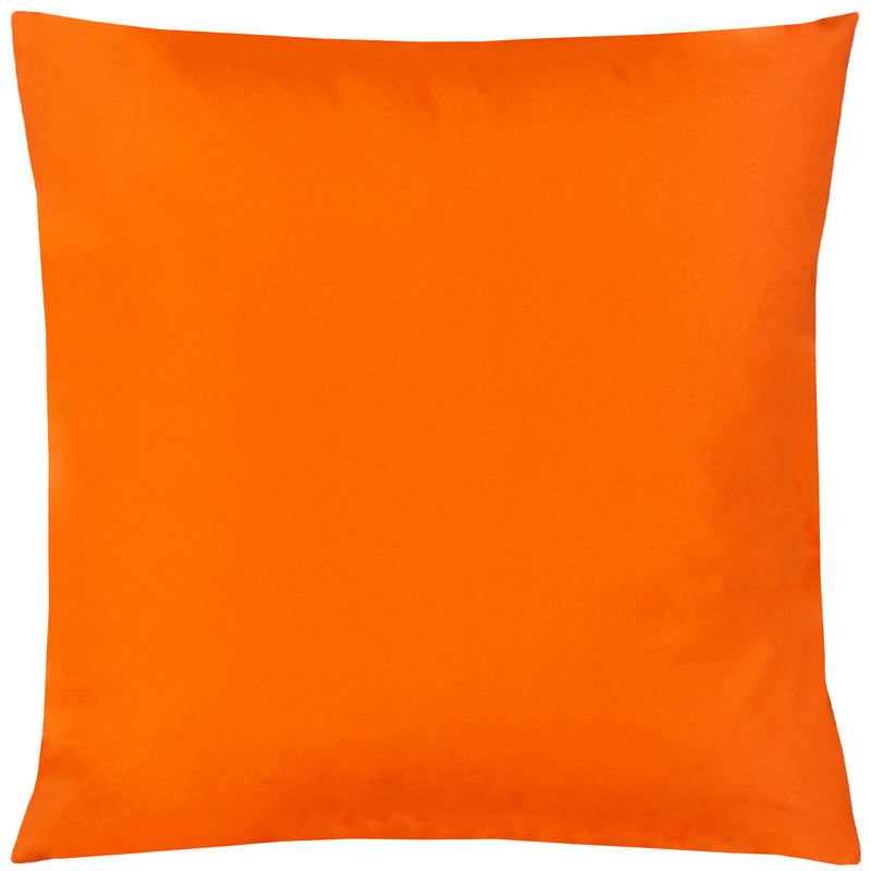 Plain Orange Outdoor Cushion & Cover