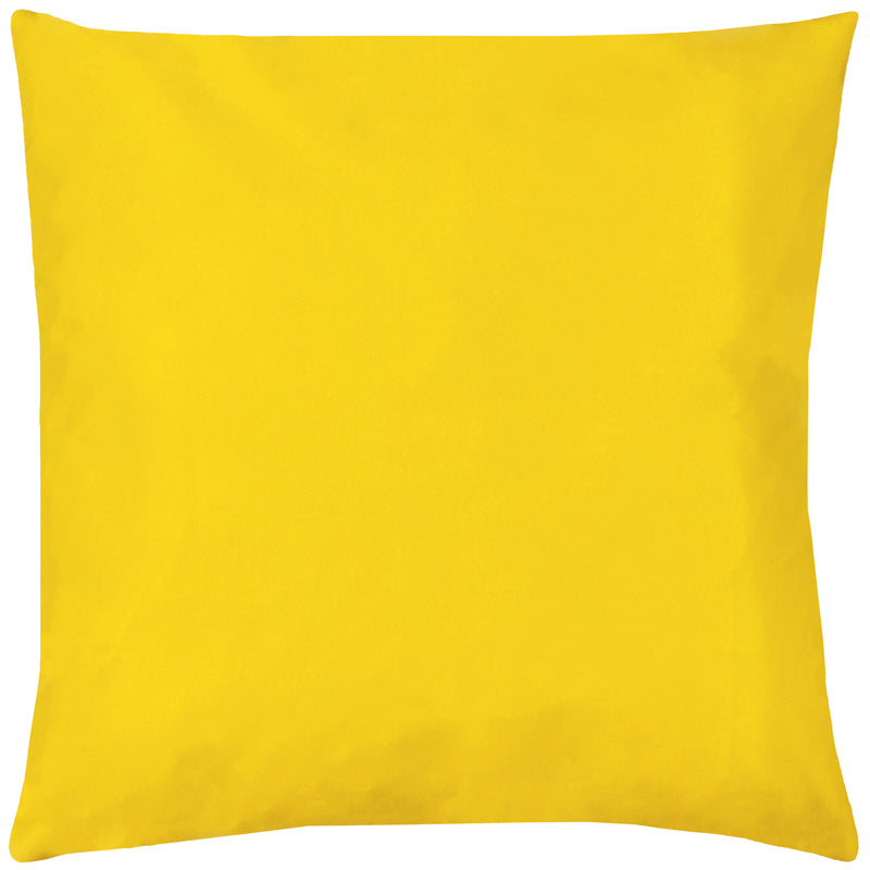 Plain Yellow Outdoor Cushion & Cover