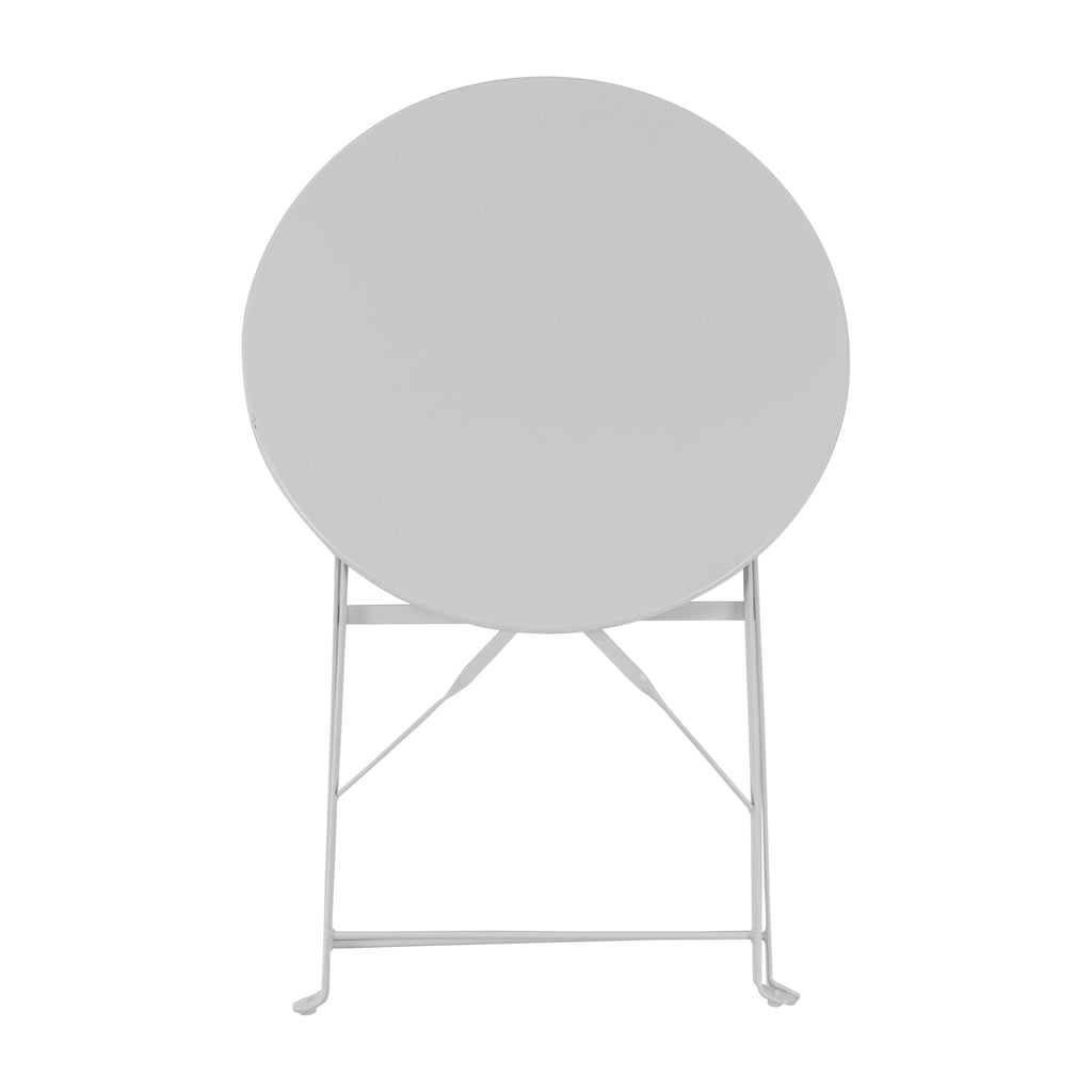 Two-Seater Round Bistro Set, White