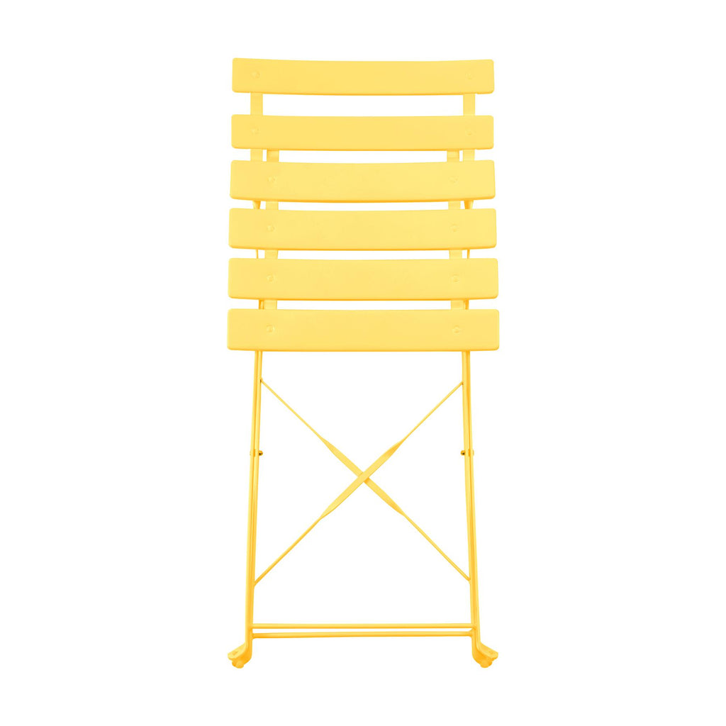 Two-Seater Round Bistro Set, Yellow